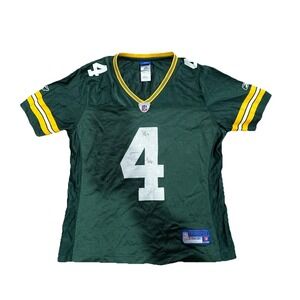 Green Bay Packers Jersey Size M 10-12Youth Reebok NFL On Field Brett Favre #4